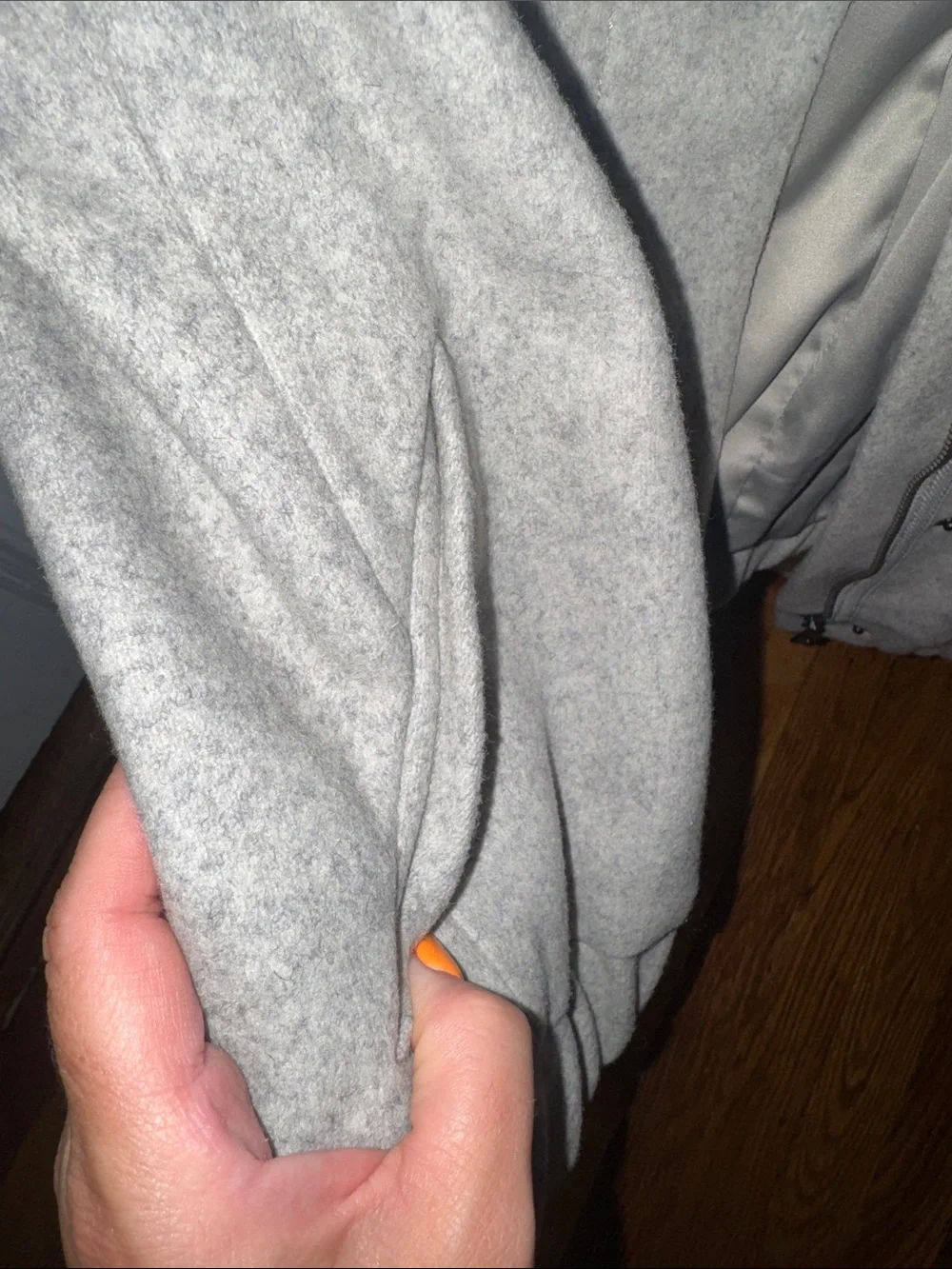 Banana Republic Gray Bomber Jacket